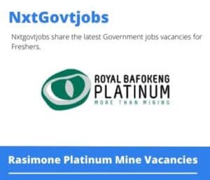Rasimone Platinum Mine Load Haulage Dumper Operator Vacancies in Rustenburg – Deadline 12 May 2023