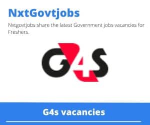 G4s Admin Clerk Vacancies in Vryburg – Deadline 30 Apr 2023