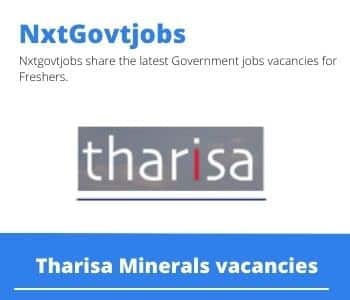 Tharisa Minerals Cost Accountant Vacancies in Rustenburg 2023